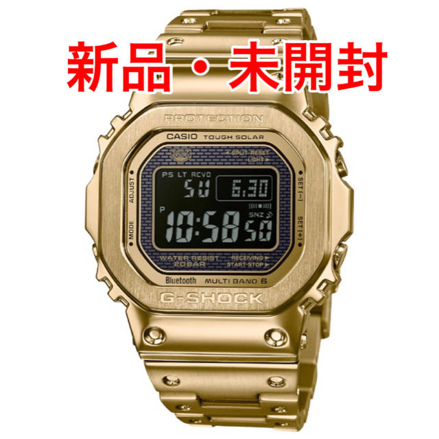 40kHz60kHz受信電波【新品未開封】G-SHOCK GMW-B5000GD-9JF  ゴールド