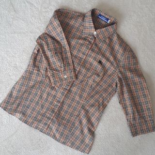 バーバリーブルーレーベル(BURBERRY BLUE LABEL)のBURBERRYレディースブラウス(38)(シャツ/ブラウス(長袖/七分))