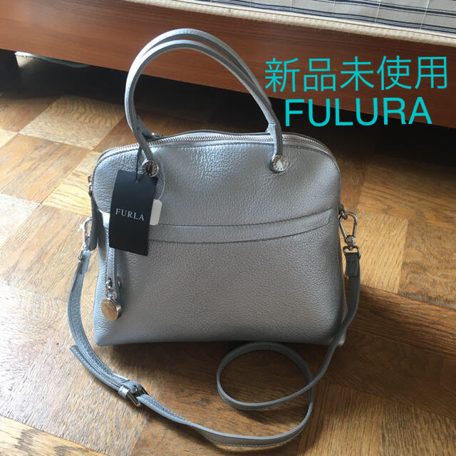 送料無料・名入れ彫刻 【新品未使用】FURLA 2way ハンドバッグ
