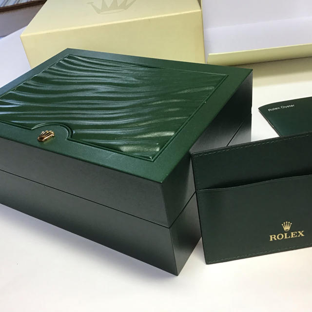 ROLEX - ロレックス オイスター 空き箱 他付属品 グリーンの通販 by