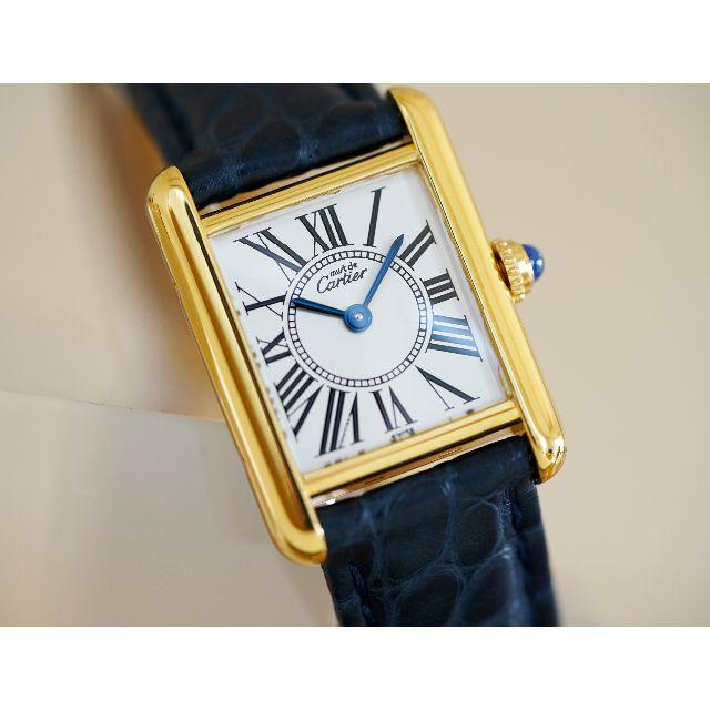 美品 カルティエ マスト タンク オパラン ローマン SM Cartier