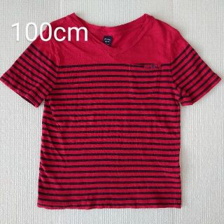 ベビーギャップ(babyGAP)の★100cm BabyGAP 半袖カットソー　赤(Tシャツ/カットソー)