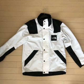 ザノースフェイス(THE NORTH FACE)のTHE NORTH FACE マウンテン ナイロン ジャケット 白(マウンテンパーカー)