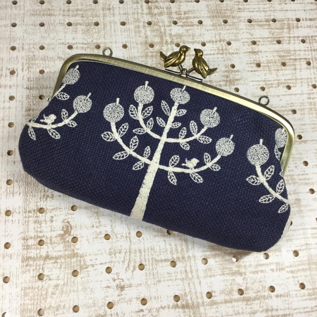 mina perhonen - ミナペルホネン 親子がま口 長財布 ハンドメイド