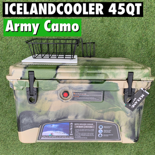 アイスランドクーラーボックス 45QT ICELAND cooler 迷彩(食器)