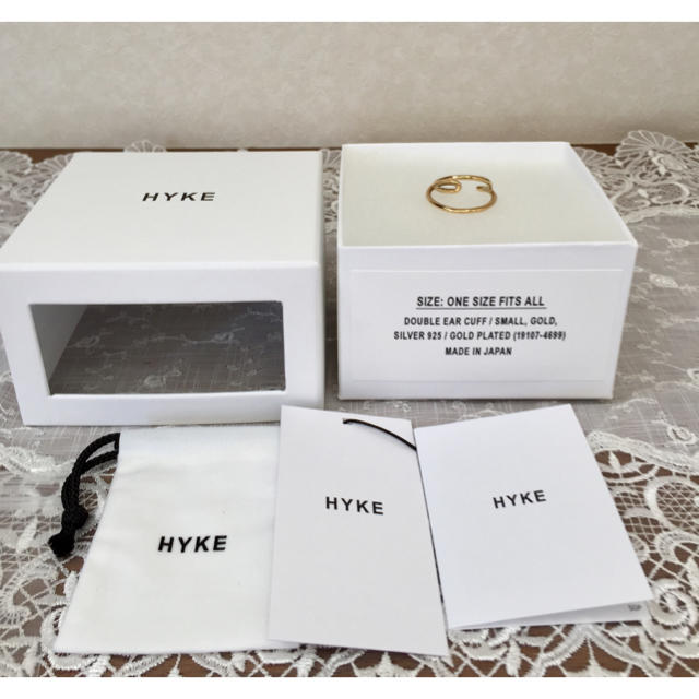 HYKE(ハイク)の人気！【美品♪】HYKEハイク　 ゴールド　イヤーカフ 専用‼️ レディースのアクセサリー(イヤーカフ)の商品写真