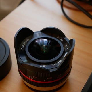 限定値下げ！Samyang 7.5mm f3.5 魚眼 マイクロフォーサーズ用(レンズ(単焦点))