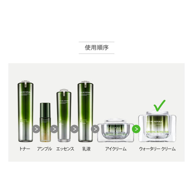 NATURE REPUBLIC - 【新品】ジンセンロイヤルシルクウォータリー NATURE REPUBLIC - 【新品】ジンセンロイヤルシルクウォータリー