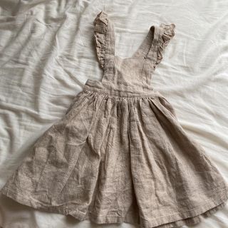 キャラメルベビー&チャイルド(Caramel baby&child )のjune little closet エプロンワンピース(ワンピース)