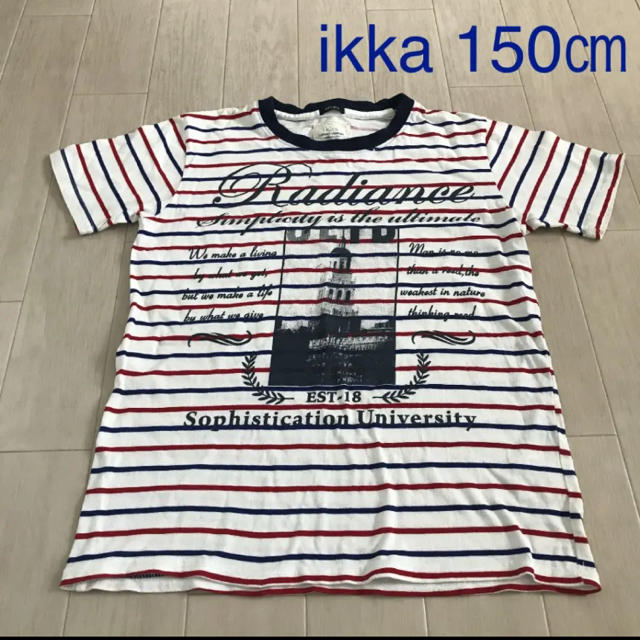 ikka(イッカ)のTシャツ　150 男の子150 半袖150 ikka150 イッカ150 キッズ/ベビー/マタニティのキッズ服男の子用(90cm~)(Tシャツ/カットソー)の商品写真