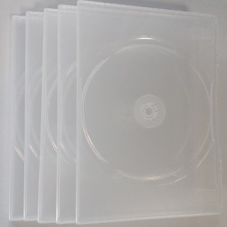 DVD用ケース　スリムタイプ5枚(CD/DVD収納)