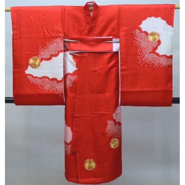 お宮参り 産着 女児 正絹 のしめ 祝着 金刺繍 NO28737 お宮参り 産着 女児 正絹 のしめ 祝着 金刺繍 NO28737
