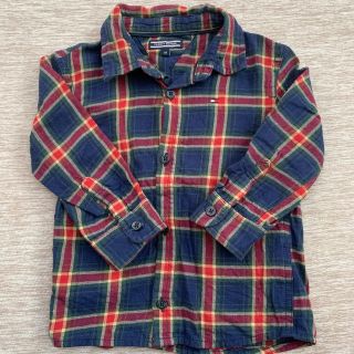 トミーヒルフィガー(TOMMY HILFIGER)のTOMMY HILFIGER チェックシャツ　80(シャツ/カットソー)