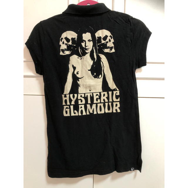 HYSTERIC GLAMOUR(ヒステリックグラマー)のヒステリックグラマー　ポロシャツ　ﾌﾞﾗｯｸ レディースのトップス(ポロシャツ)の商品写真