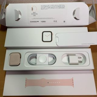 アップル(Apple)のApple Watch series 4 40mm ゴールドアルミニウム(その他)