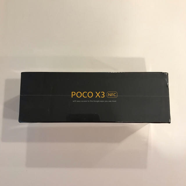 スマートフォン/携帯電話新品未開封　Poco X3 SIMフリー　64GB コバルトブルー