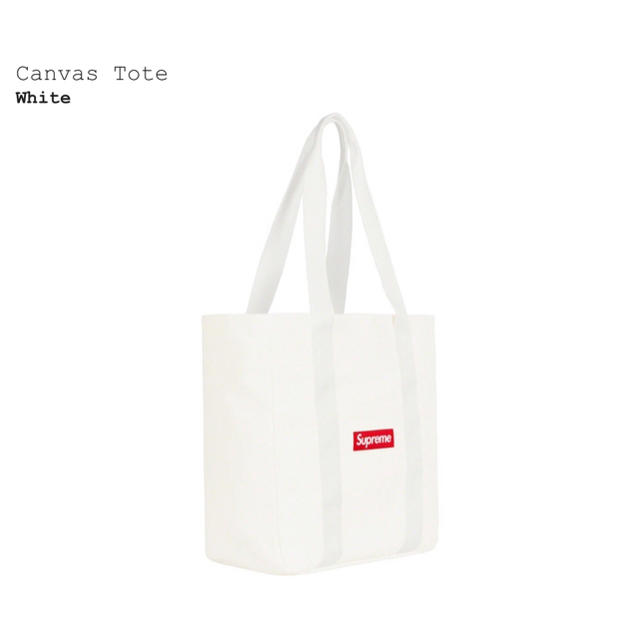 supreme Canvas Tote COLOR/STYLE：White 1