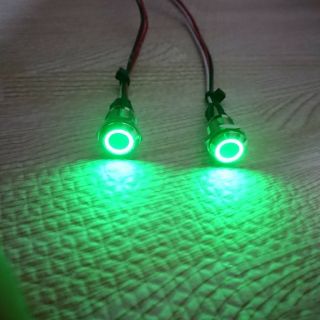 【グリーンLED2個セット】ポチガー ウチガー用 LEDスイッチ モーメンタリー(汎用パーツ)