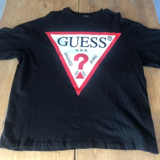 ゲス(GUESS)のGUESSメンズ Tシャツ　黒　Mサイズ(Tシャツ/カットソー(半袖/袖なし))