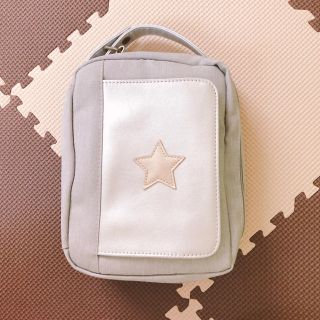 10mois ワンタッチオムツポーチ（フラップ付）(ベビーおむつバッグ)