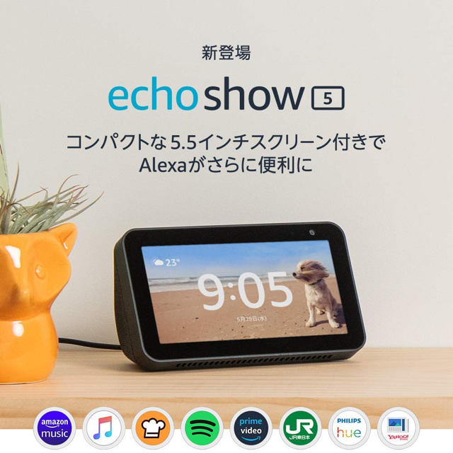 Amazon Echo Show 5 チャコール　新品未開封