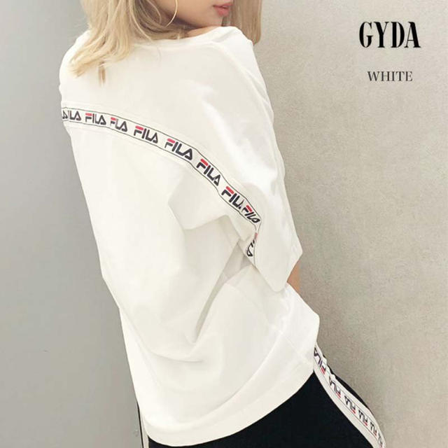 GYDA(ジェイダ)の《！期間限定値下げ！》GYDA & FILA コラボTシャツ レディースのトップス(Tシャツ(半袖/袖なし))の商品写真