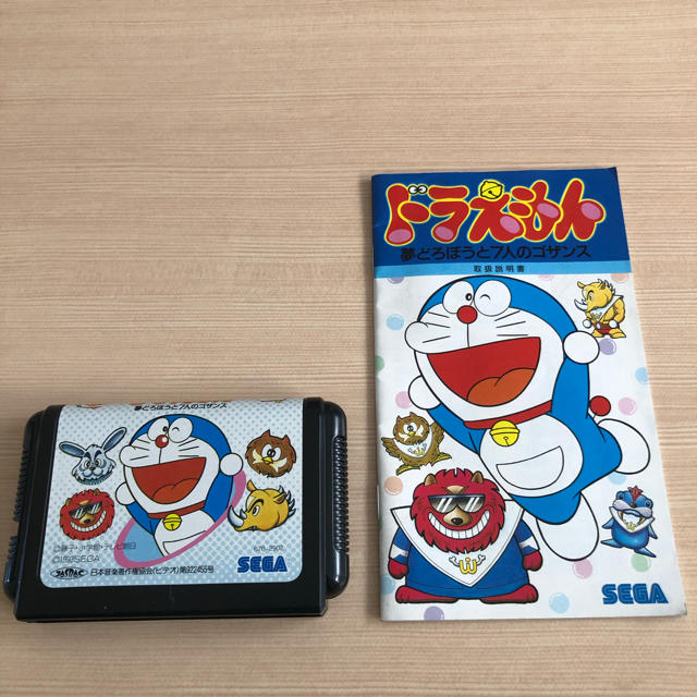 SEGA(セガ)のキューピー様専用　MD用ソフト　ドラえもん　※ケース無し エンタメ/ホビーのゲームソフト/ゲーム機本体(家庭用ゲームソフト)の商品写真