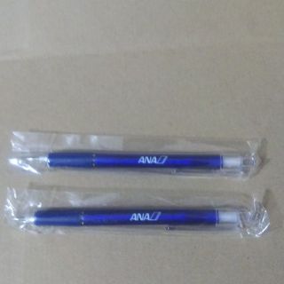 エーエヌエー(ゼンニッポンクウユ)(ANA(全日本空輸))の全日空ANA ロゴ入ボールペン 2本セット クーポン消費用(ペン/マーカー)