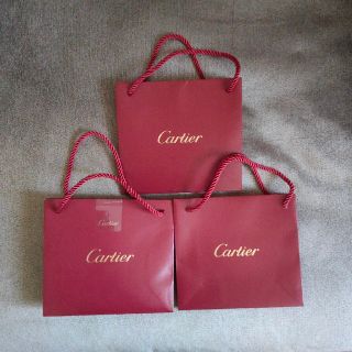 カルティエ(Cartier)のCartierショップ袋3つセット(ショップ袋)