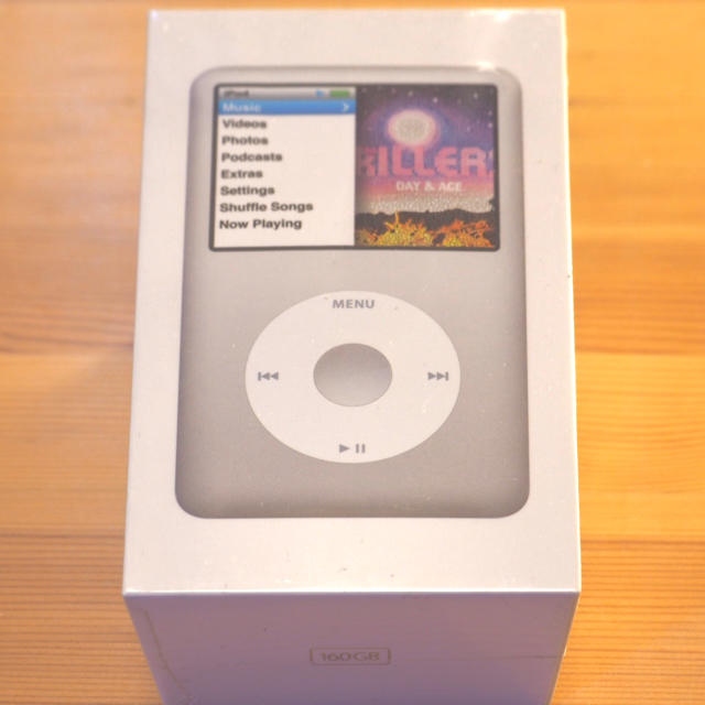 Apple(アップル)の新品・未開封　iPod classic MC293J/A エンタメ/ホビーのエンタメ その他(その他)の商品写真