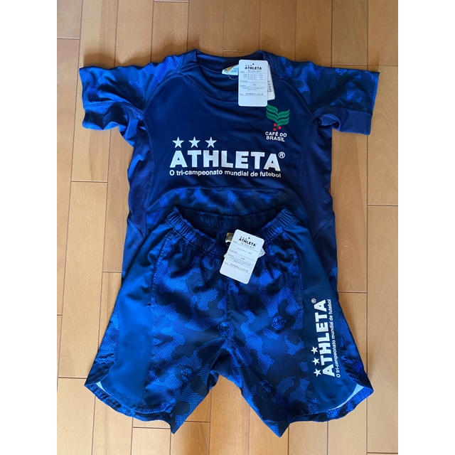 ATHLETA(アスレタ)のアスレタ　サッカーウェア　上下　140 スポーツ/アウトドアのサッカー/フットサル(ウェア)の商品写真