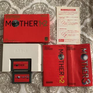 ゲームボーイアドバンス(ゲームボーイアドバンス)のMOTHER 1+2とMOTHER 3のソフトセット♪(携帯用ゲームソフト)