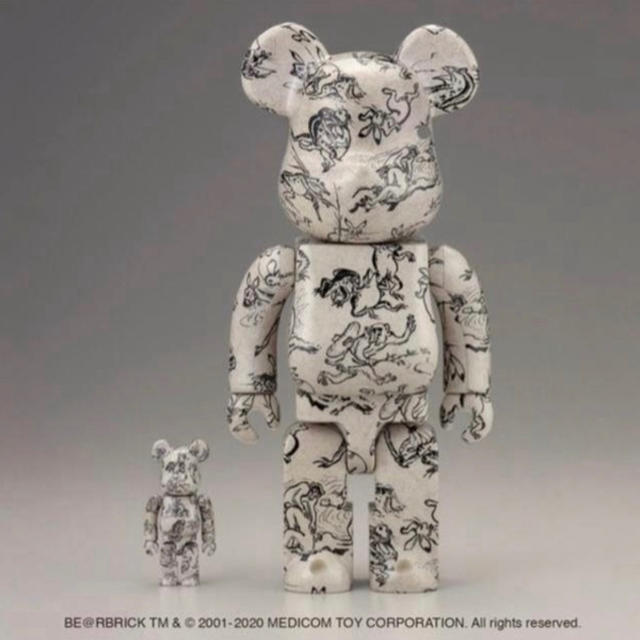 BE@RBRICK 鳥獣人物戯画 100% & 400% ベアブリック