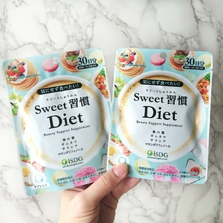 2点セット【新品未開封】Sweet 習慣 ダイエット サプリメント 30日分×2(ダイエット食品)