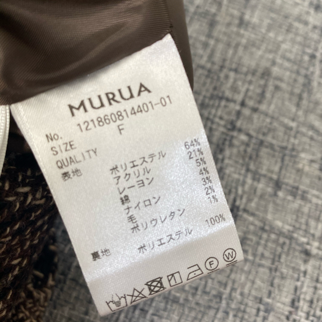 MURUA(ムルーア)のチェックスカート タイトスカート レディースのスカート(ひざ丈スカート)の商品写真