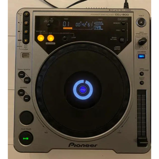 Pioneer(パイオニア)のPioneer CDJ-800、mk2、ミキサーDJM-400 3点フルセット 楽器のDJ機器(DJミキサー)の商品写真