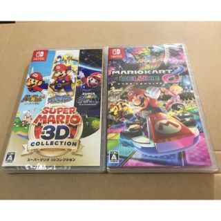 ニンテンドースイッチ(Nintendo Switch)の◾️2台セット SUPER MARIO 3D マリオカート8 switchソフト(家庭用ゲームソフト)