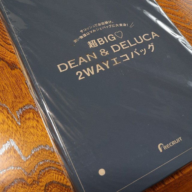 DEAN & DELUCA(ディーンアンドデルーカ)のゼクシィ  付録   ディーンアンドデルーカエコバッグ レディースのバッグ(エコバッグ)の商品写真