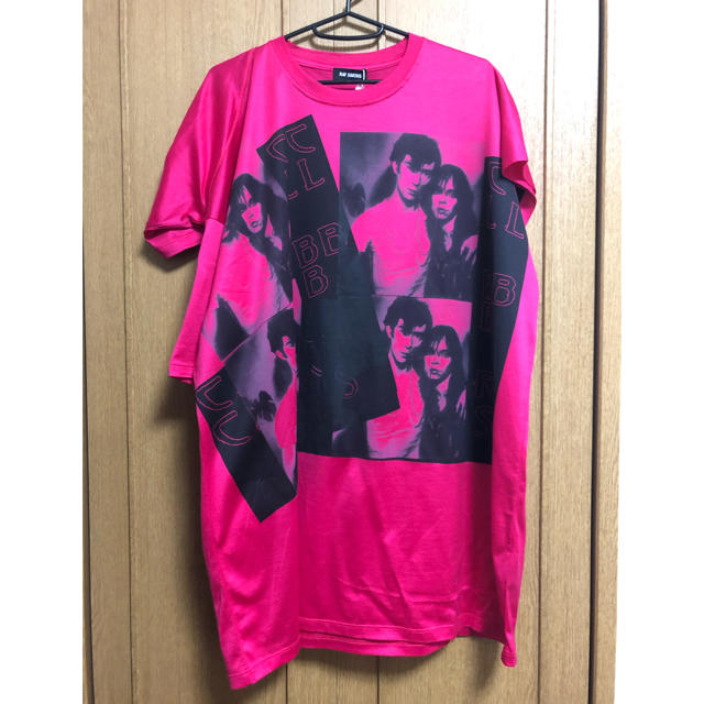 RAF SIMONS 19ss 変形カットソー ピンクTシャツ/カットソー(半袖/袖なし)