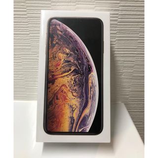 アイフォーン(iPhone)のiPhone XS Max 256 SIMフリー　ゴールド　国内版　未開封新品(スマートフォン本体)