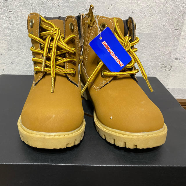 Timberland(ティンバーランド)のキッズスノーブーツ Timberland風 未使用品 18cm キッズ/ベビー/マタニティのキッズ靴/シューズ(15cm~)(アウトドアシューズ)の商品写真