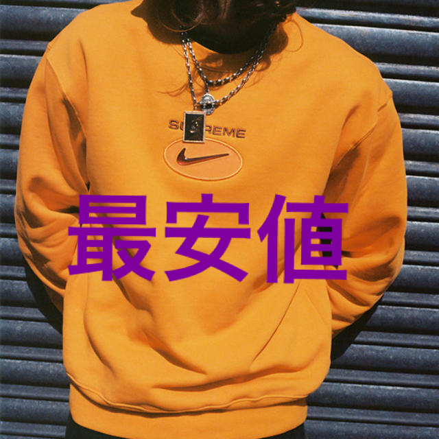 Supreme®/Nike® Jewel CrewneckOrangeサイズ