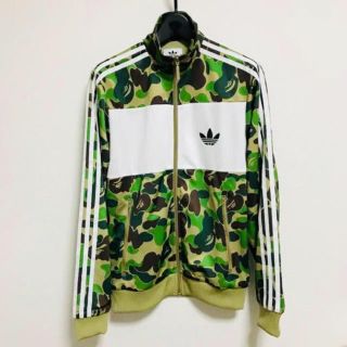 A BATHING APE - A BATHING APE adidas サル迷彩柄 ジャージ