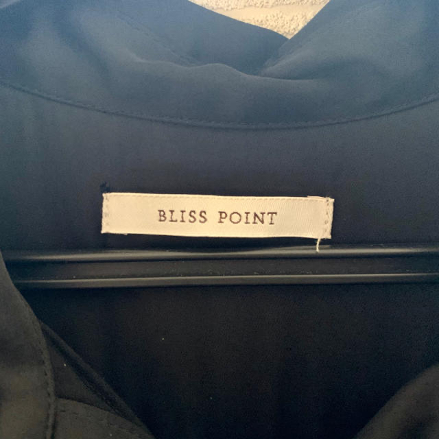 Bliss Point ほぼ新品 美品 Bliss Point シャツワンピース ブラックの通販 By なお S Shop ブリスポイント ならラクマ