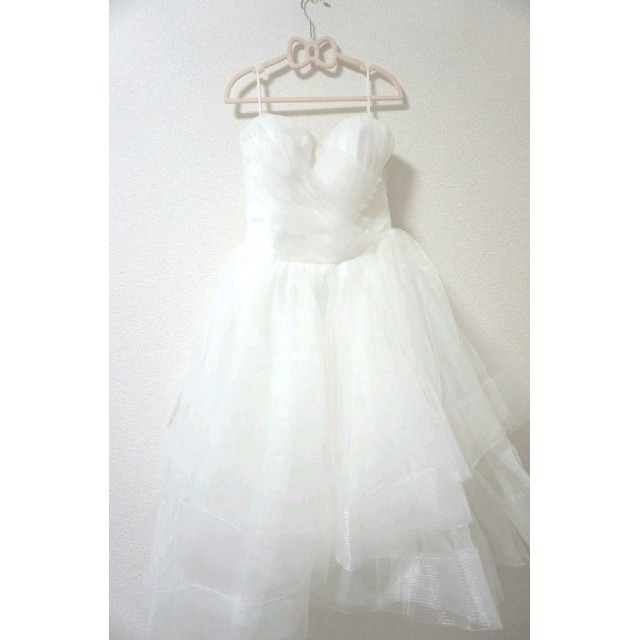 結婚式 ２次会ドレス ミニドレス レディースのフォーマル/ドレス(ウェディングドレス)の商品写真