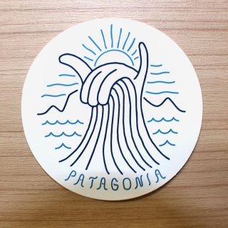 パタゴニア(patagonia)のパタゴニア　ステッカー　波丸(その他)