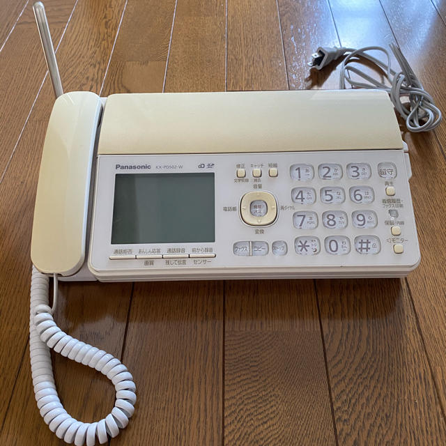 Panasonic デジタルコードレス電話 普通紙ファクス(子機1台付き) KXPD502DLの通販 by