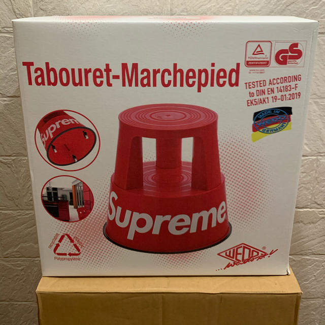 Supreme(シュプリーム)の（新品未開封）Supreme Wedo Step Stool black  インテリア/住まい/日用品の椅子/チェア(スツール)の商品写真