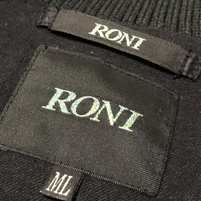 RONI(ロニィ)のRONI フロントWファスナー  ロング丈ジャンパー美品 キッズ/ベビー/マタニティのキッズ服女の子用(90cm~)(ジャケット/上着)の商品写真