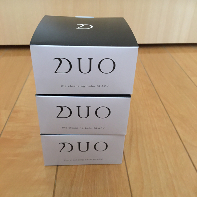 DUO クレンジングバーム　ブラック90g×3個